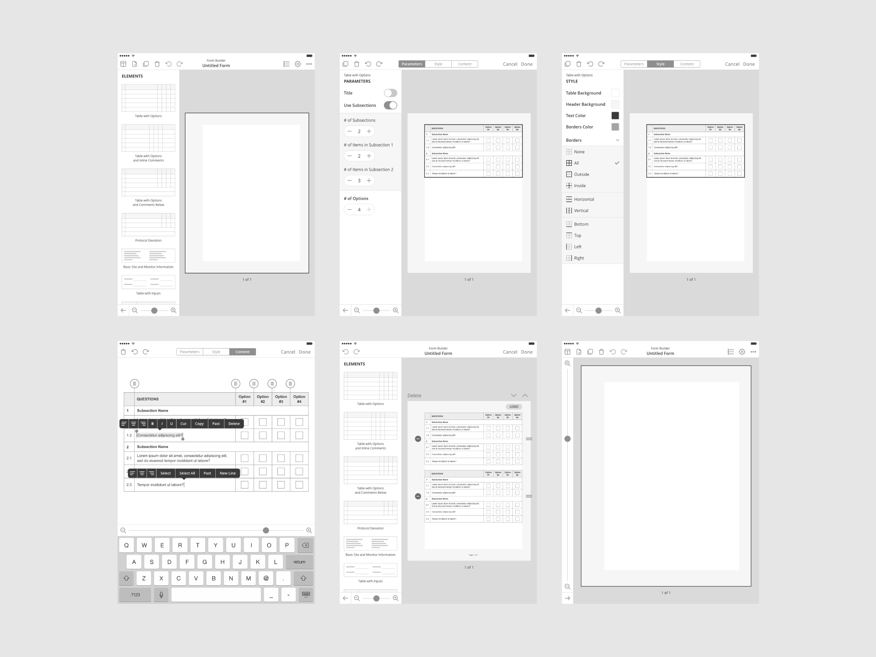 ClinOps – Branding, UI/UX Design for iPad App