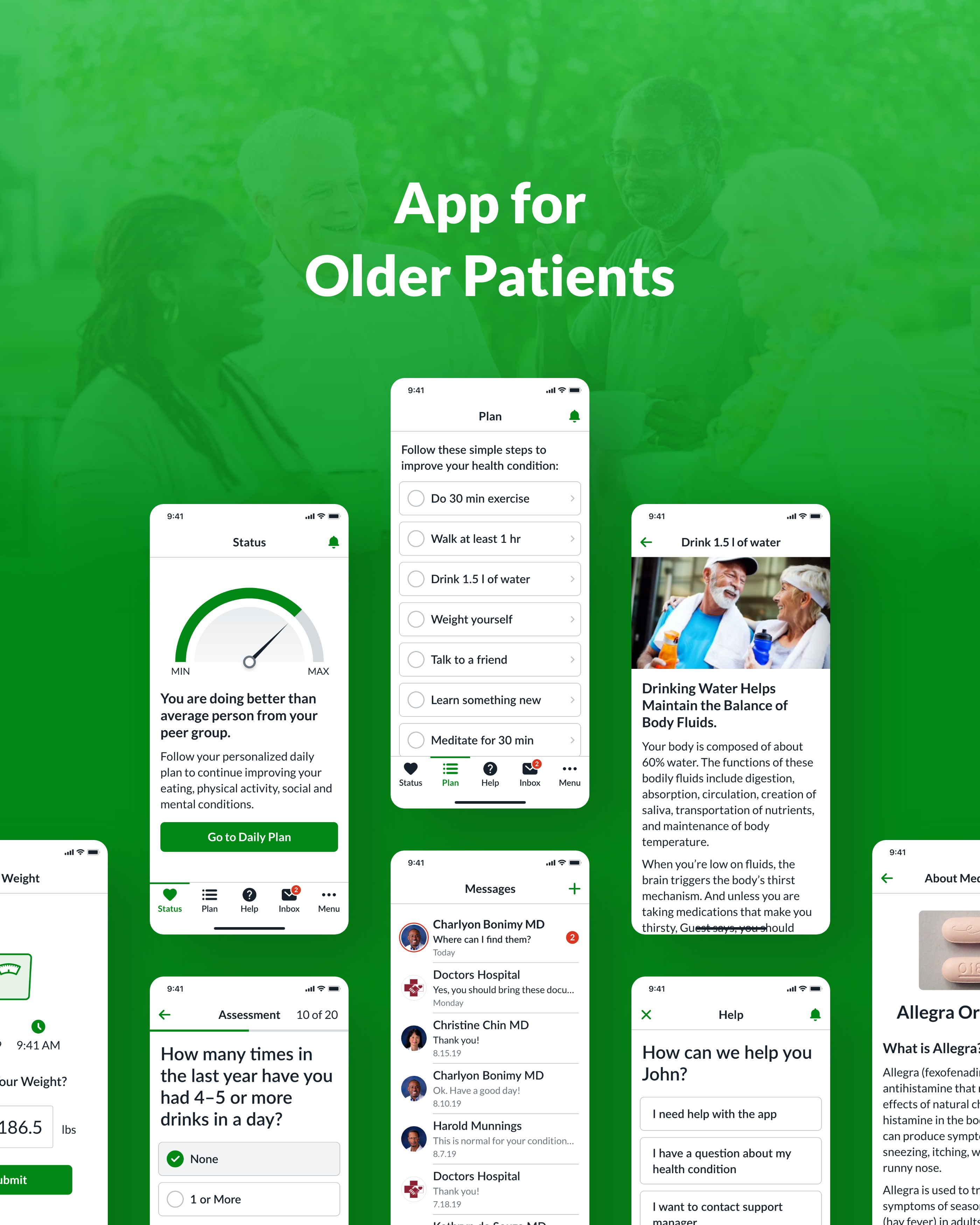 Patient Health Monitoring Platform – UI/UX Design for Mobile and Web Apps
